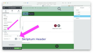 Popup Link setzen