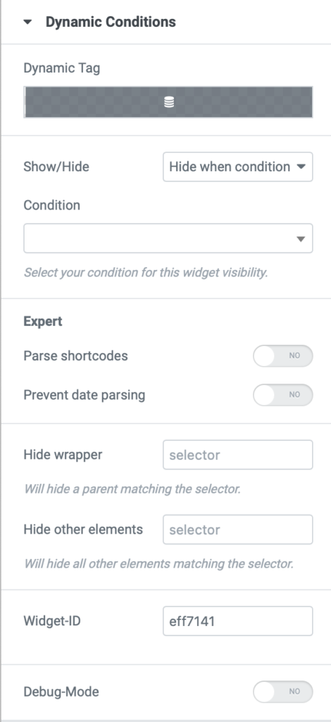 Dynamic Conditions for Elementor