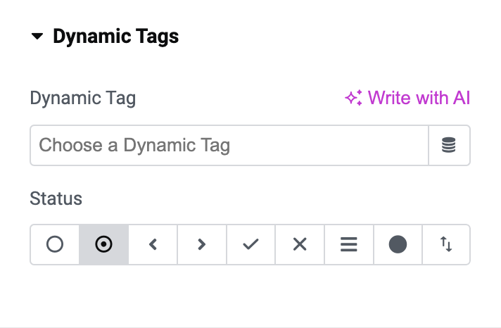Visibility Dynamic Tags