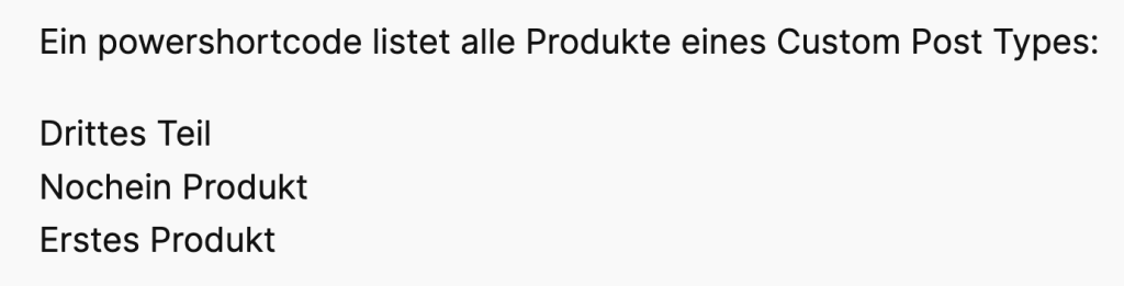 Produktliste