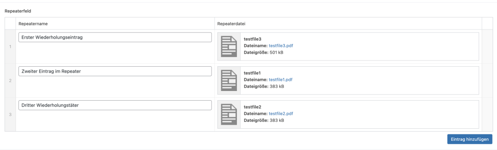 Backend Repeater