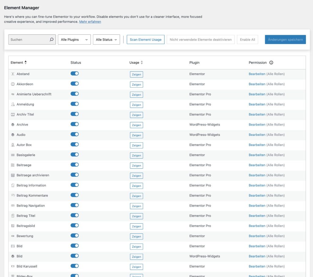 Element Manager