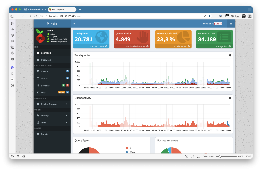 Screenshot Peehole 24 h