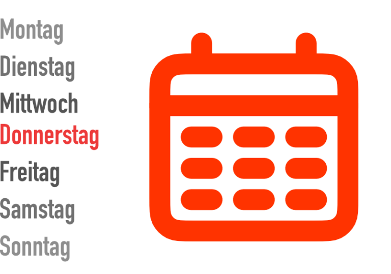 Wochentage in WordPress