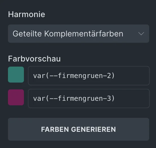 Bricks Harmonie Split Komplementär